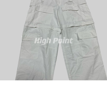 23AW Runway Designer B Vers. Off-White Distressed Cargo Work Pants Detachable - Size avaliable S M L XL