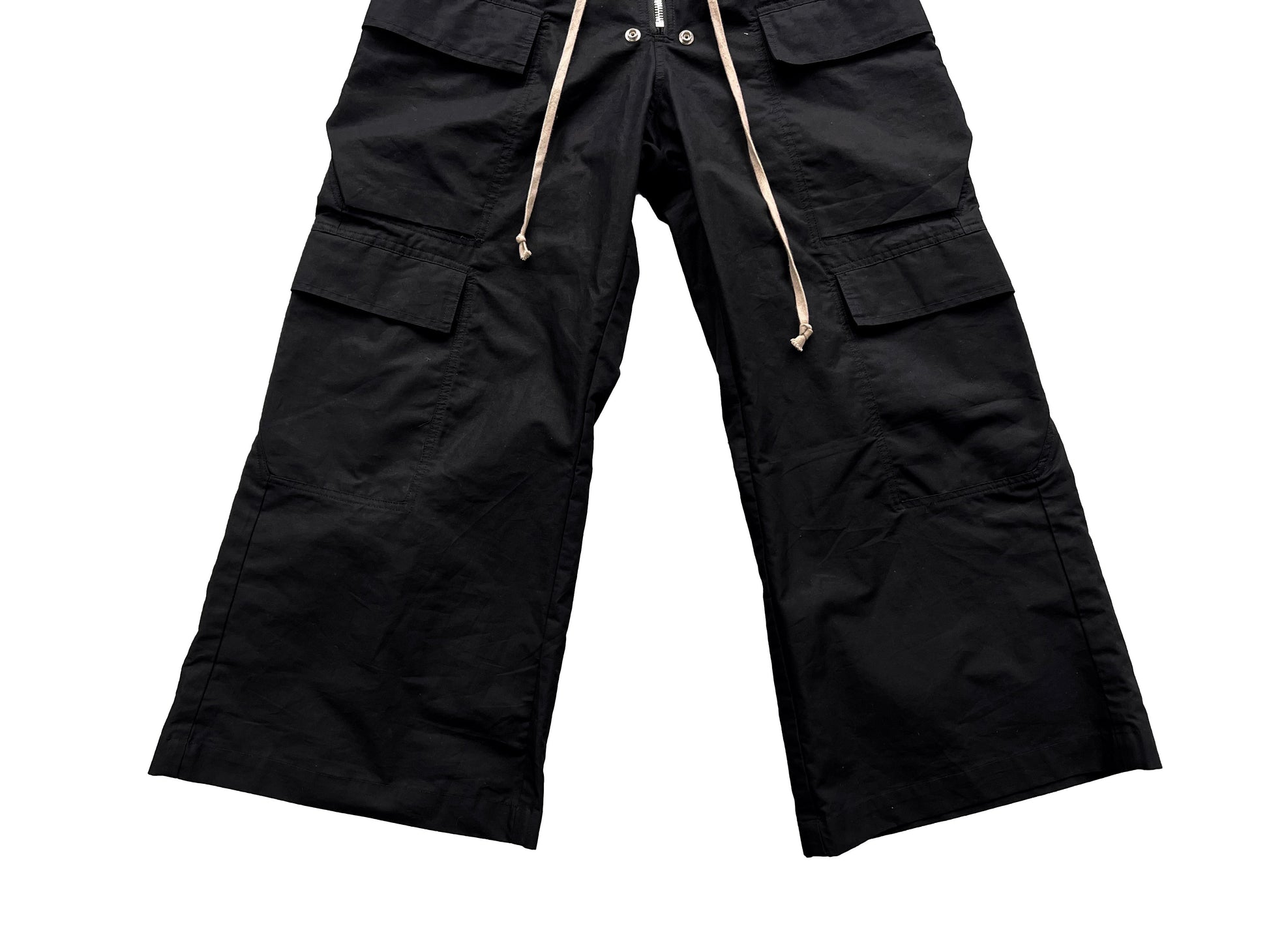 Jarvis Trousers Rick Owens acbt Woodcut Wide-leg Work Pants Flared Trousers - Size S 46 M 48 L 50