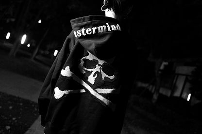 MASTERMIND Beaded Skull Zip-Up Hoodie - 580g Heavyweight - donclickin