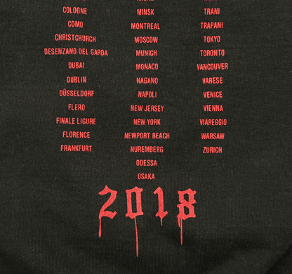 VTM 2018 “Blood Drip” Heavy Metal Tour Hoodie Heavyweight Oversized Opium Carti