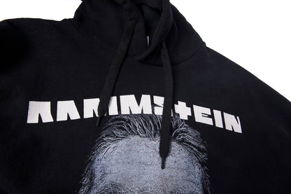 German Rammstein Vetement VTM Black Dark Punk Oversized Hoodie Jacket