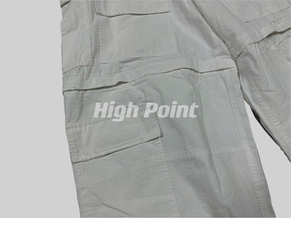 23AW Runway Designer B Vers. Off-White Distressed Cargo Work Pants Detachable - Size avaliable S M L XL