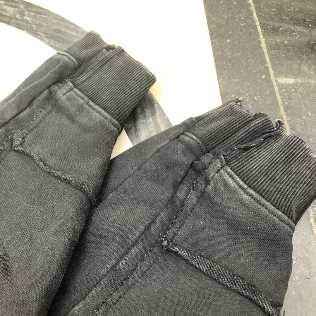 Vetements 23FW Heavy Washed Distressed Deconstructed Zip Hoodie