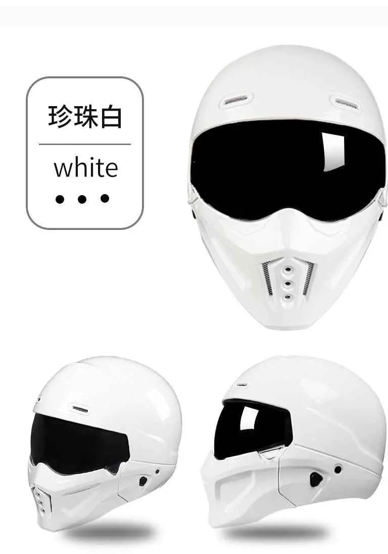 Shadow Scorpion Motorcycle Helmet - Full Face DOT Approved for Harley Cruiser Bike Class A 3C