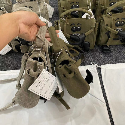Readymade Monster Bag - Women’s Smiley Face Shoulder Handheld Crossbody Bag - Order with colors/Style