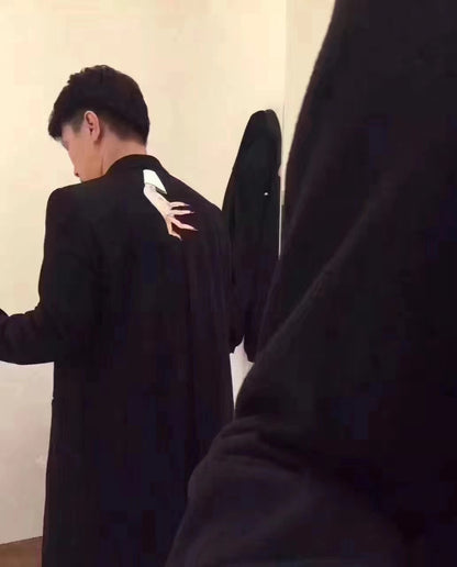UNDERCOVER Takahashi UC15FW Ghost Hand Print -Dark Wool Coat Outerwear