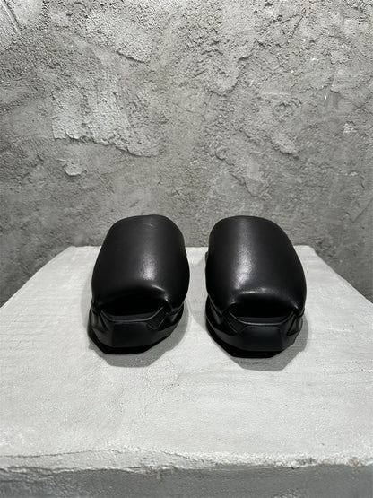 Rick Owen Sandals - Breathable Slip-On Platform Slides Beach Shoes