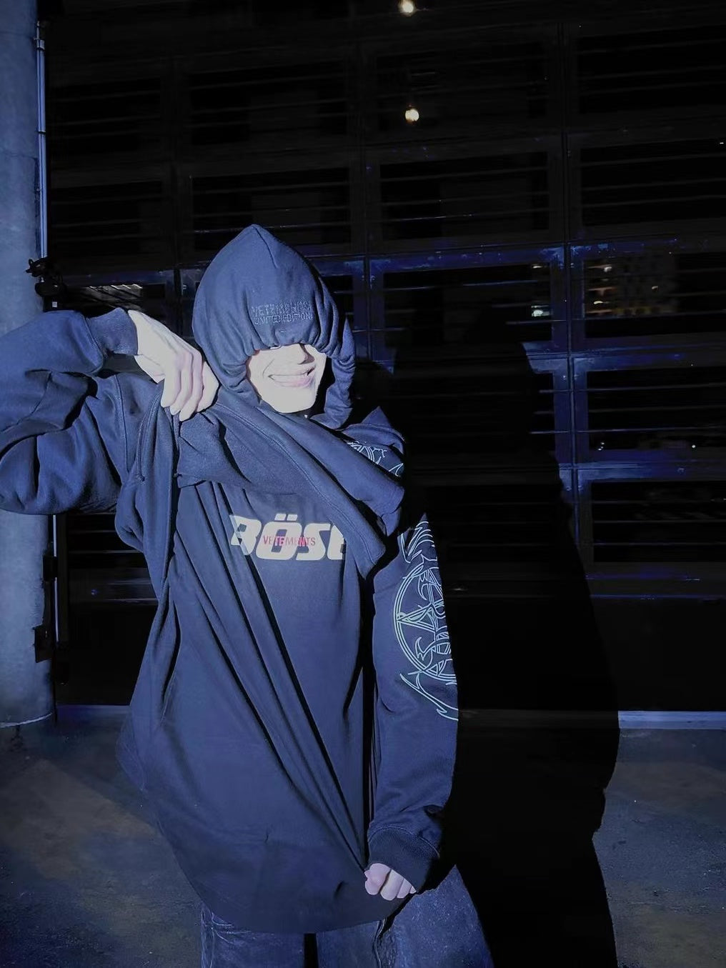 Vetements VTM 22SS Gothic Rage Hoodie Pentagram - Sanskrit Embroidery
