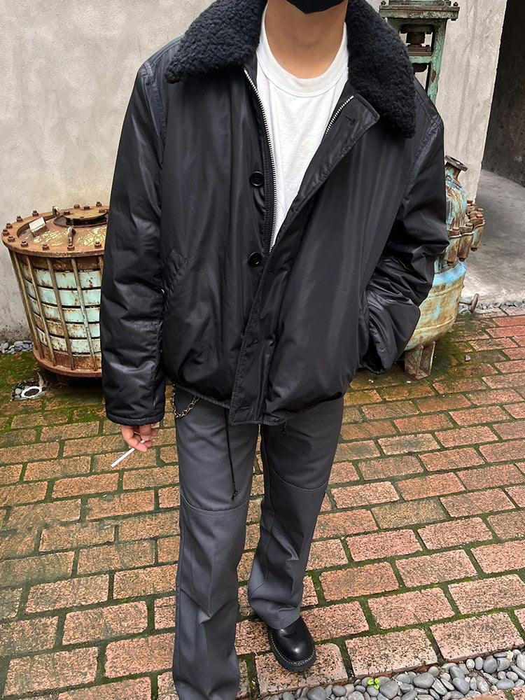 Our Legacy Plush Short Jacket Outerwear Faux Fur Collared Thickened
