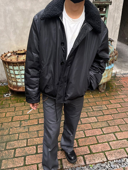 Our Legacy Plush Short Jacket Outerwear Faux Fur Collared Thickened