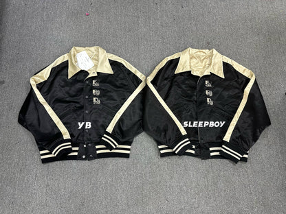 ERD AW24 ’Opium Den’ Varsity Jacket - Silk Court Embroidery Baseball Coat