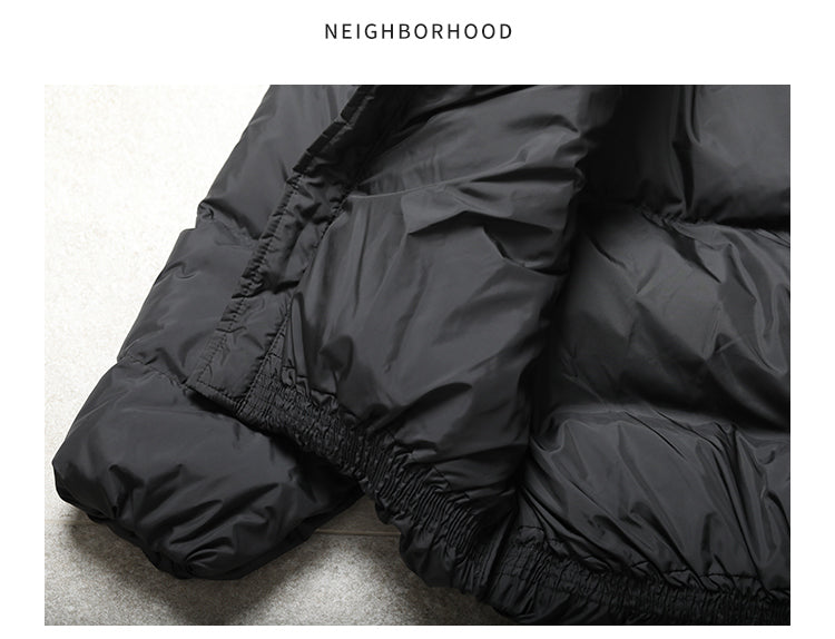 NEIGHBORHOOD Jacket Embroidered Casual Down Long-Sleeve 90% Down Coats