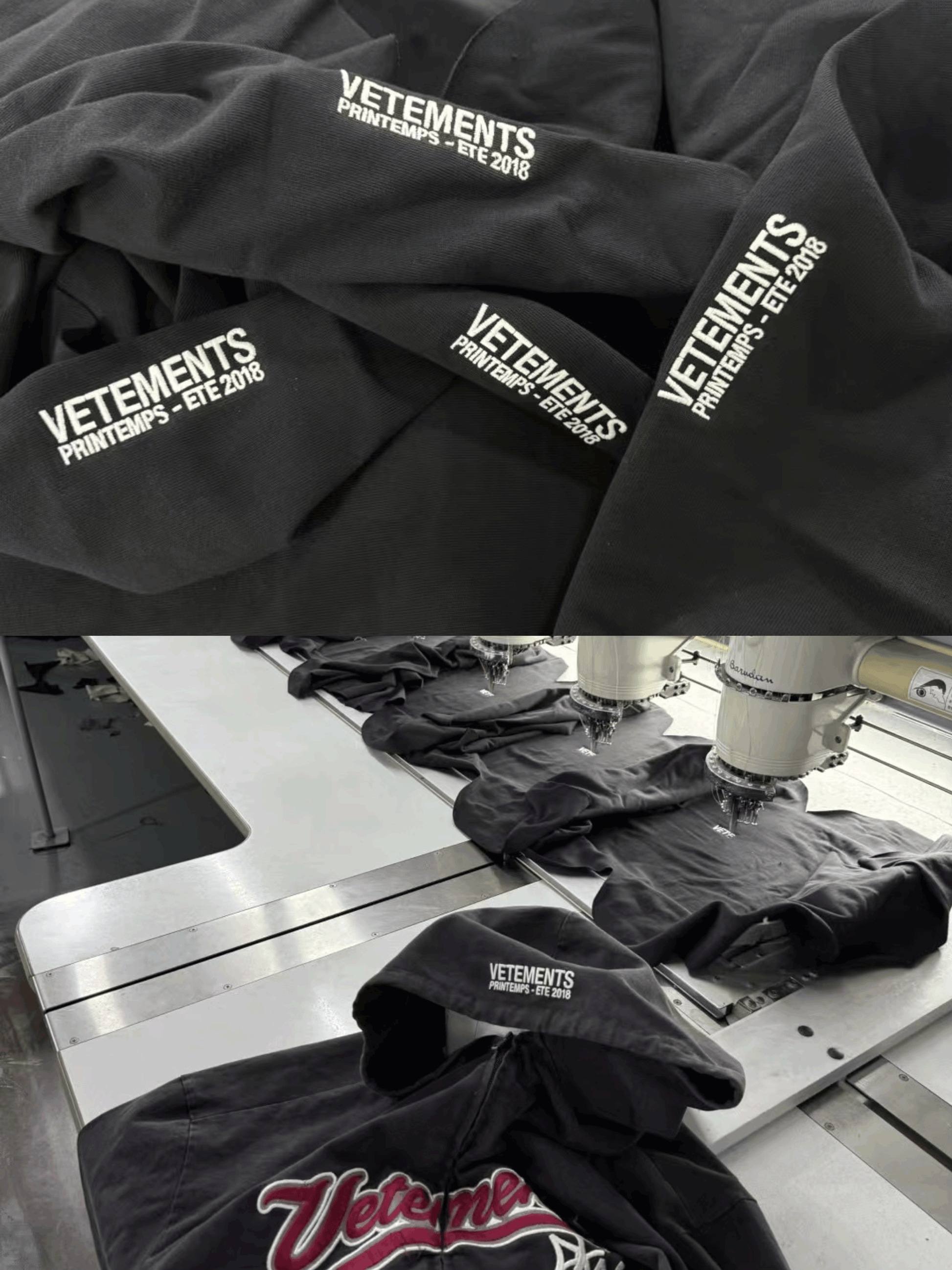 Vetements ’Bro’ Cropped Zip-Up Hoodie - Archive Oversized Sweatshirt