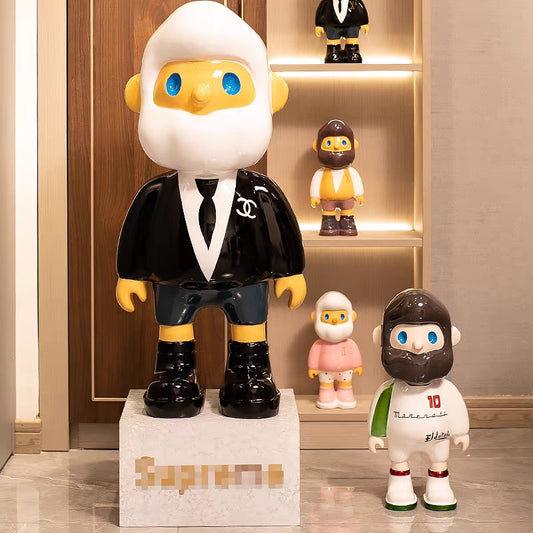 Farmer Bob Boyfriend Floor Display Cartoon Figurine/ Gift / Home Decor Piggy Bank - Donclickin