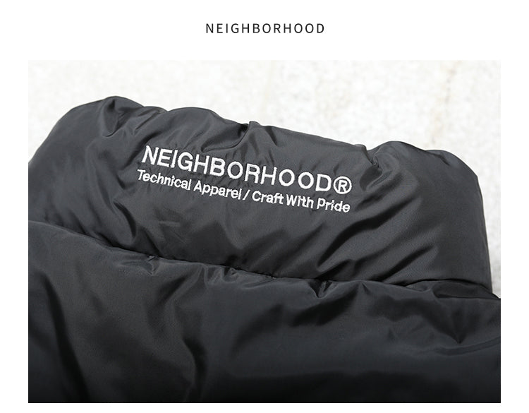 NEIGHBORHOOD Jacket Embroidered Casual Down Long-Sleeve 90% Down Coats