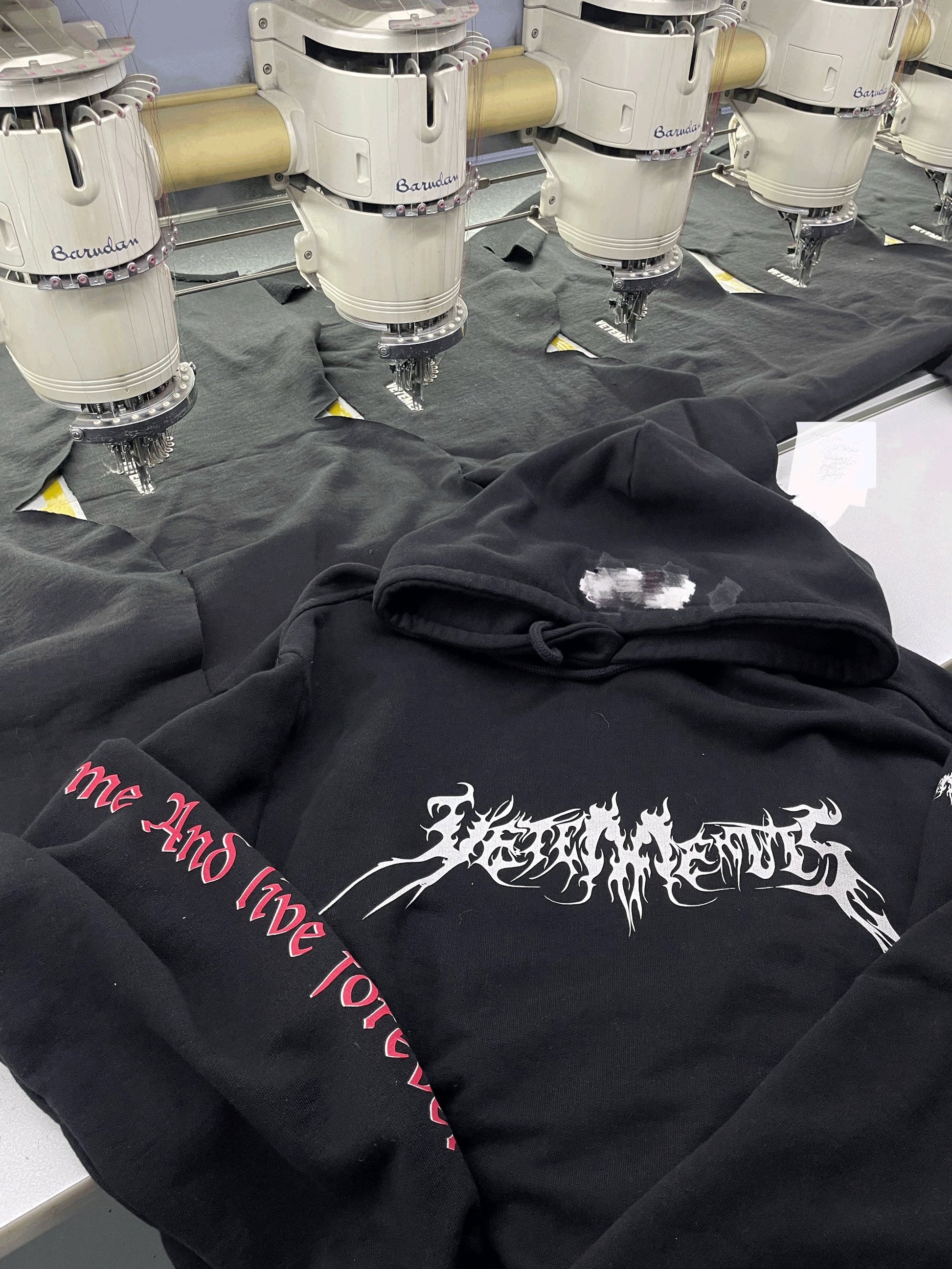 VTM Homme 17FW Total Fucking Darkness OG Archive Pentagram Hoodie Carti