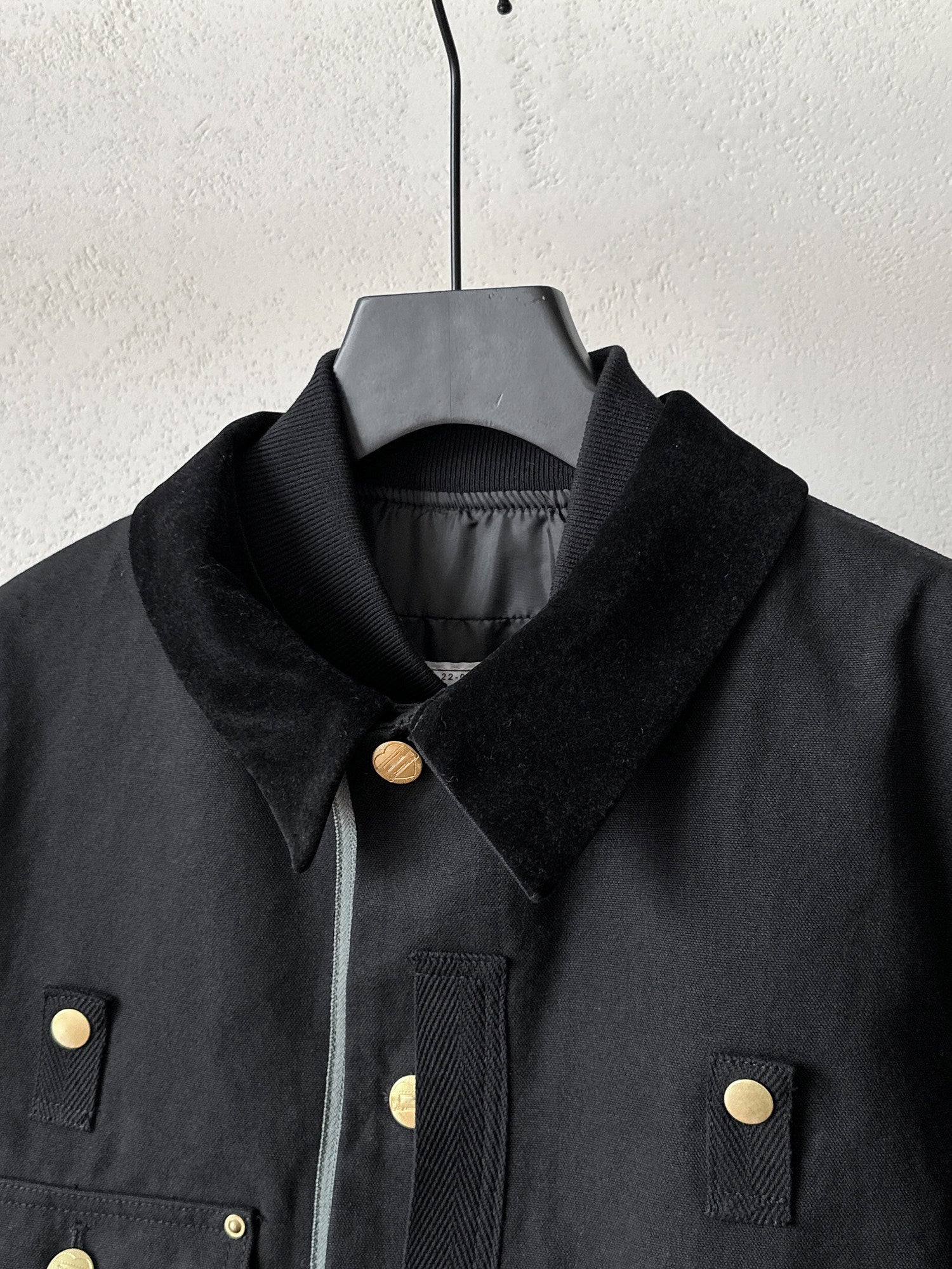 Detroit Double Collar Carhartt X Sacai Jacket Canvas Patchwork Workwear