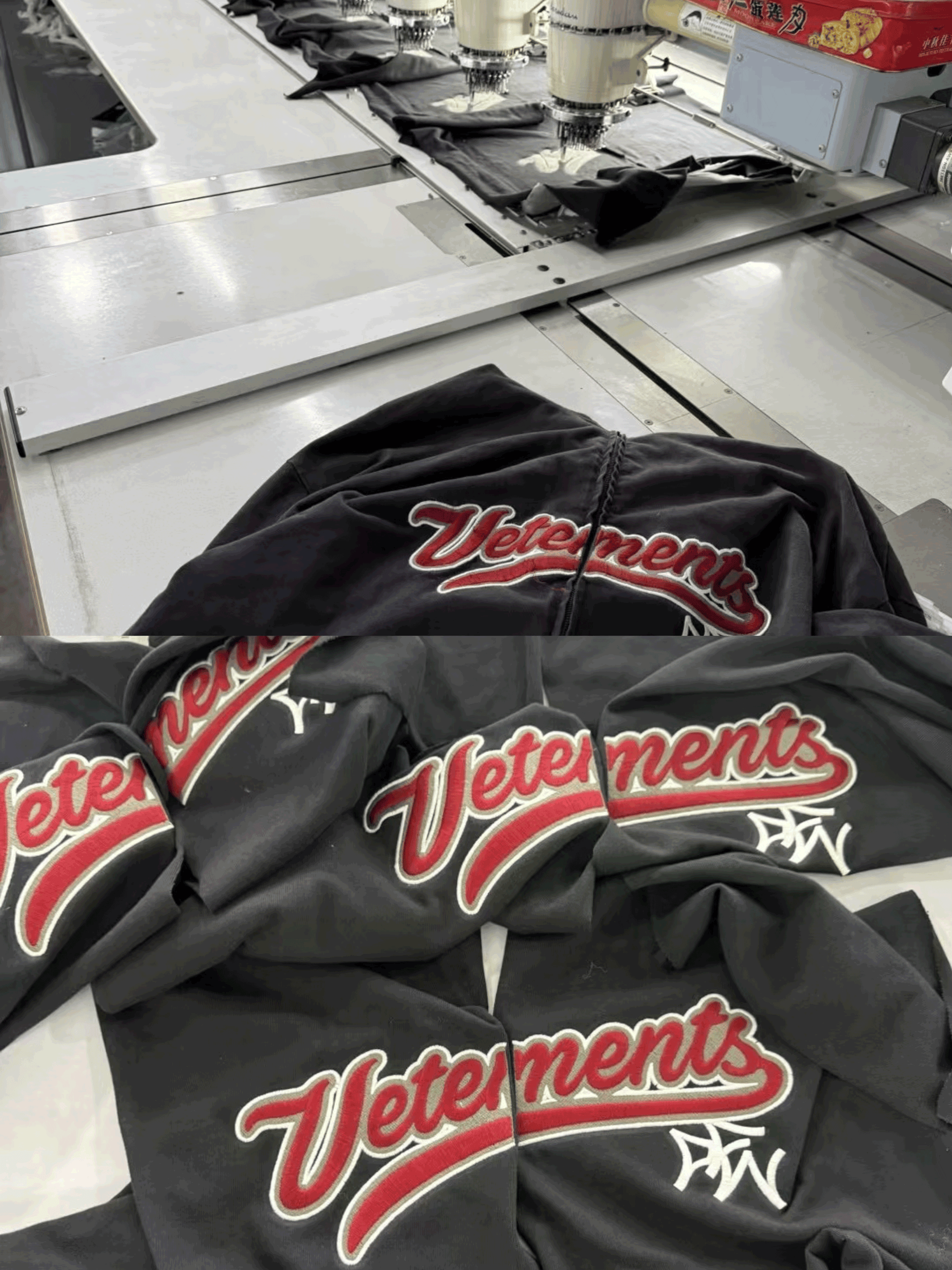 Vetements ’Bro’ Cropped Zip-Up Hoodie - Archive Oversized Sweatshirt
