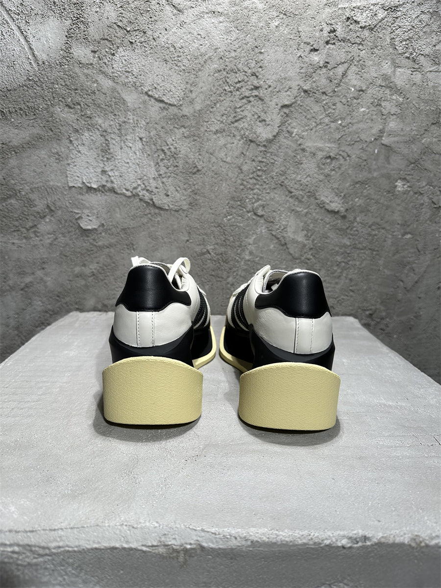 Revised Yohji Archive Shell Toe High-Top - Triple Black Platform     