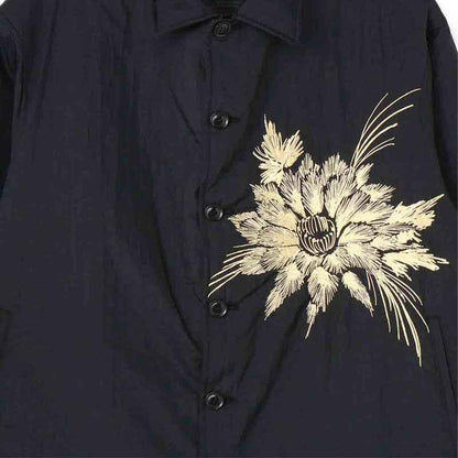 Yohji SYTE Nylon Lightweight Embroidered Floral Loose Jacket Coat - Size avaliable S~XL