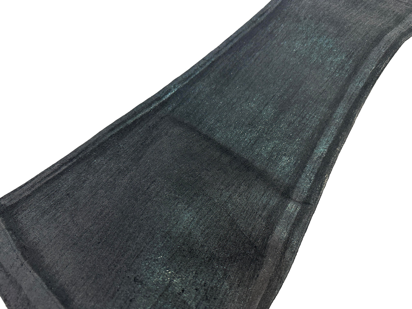 Rick Owen ACBT Dark Waxed Black Denim Pants – High Stretch Flared Wide-Leg Trousers - Size avaliable 28~34