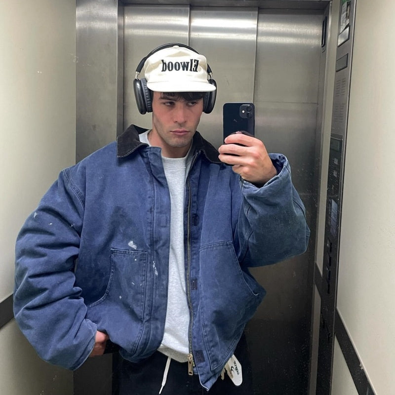 J22/J02 Carhartt Washed Detroit Jacket Vintage Cotton Coats