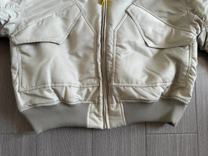 Donclickin Thug Club Star&Moon Studded Bomber – Short-Cut Cotton Flight Jacket
