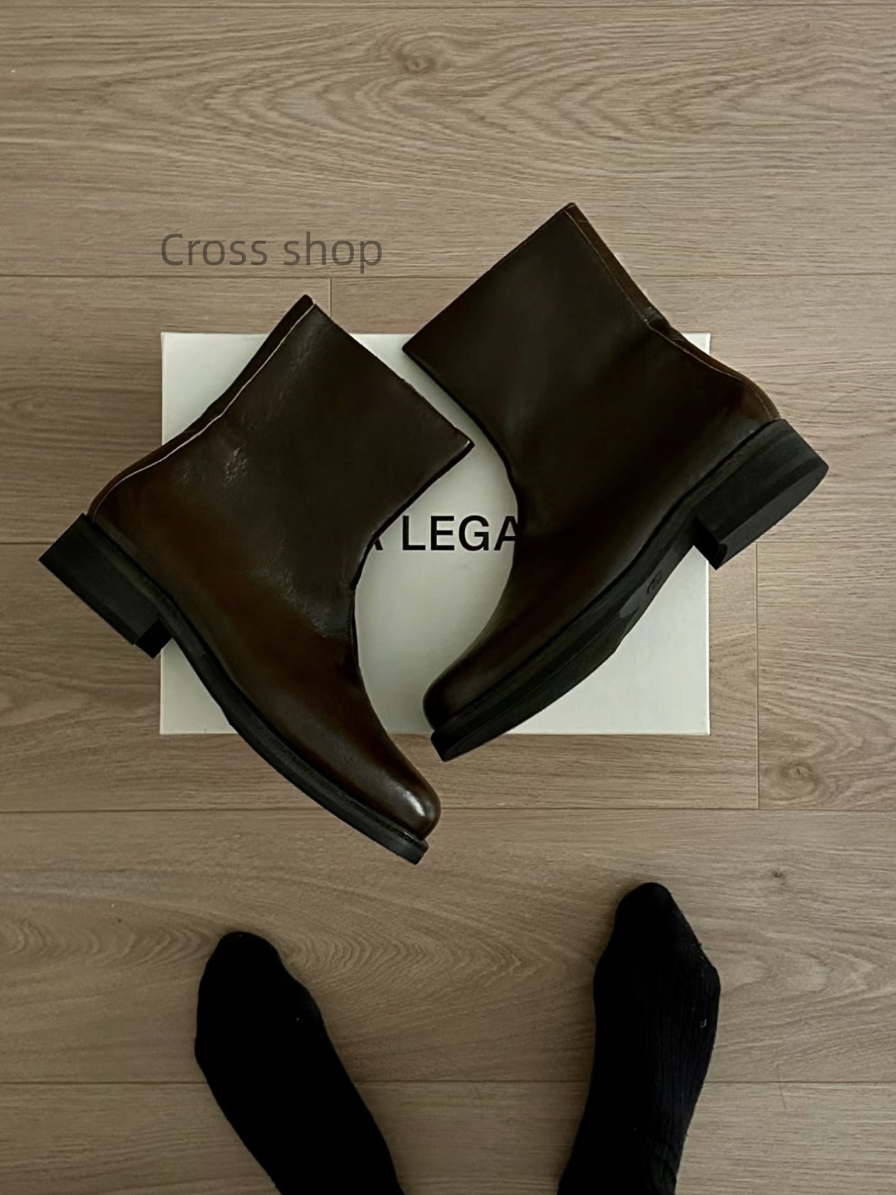 Our Legacy ’Camion’ Style Boots - Brown Leather Mid-Calf Chelsea