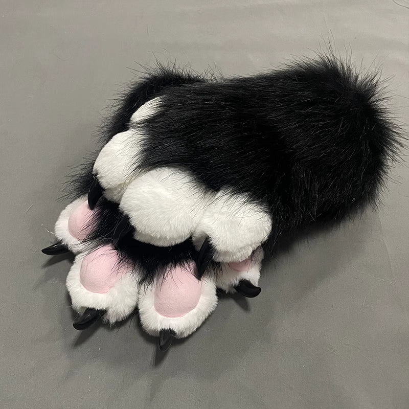 Furry Beast Claw Colored Beast Costume Claw Gloves Gloves Plush Fursuit Cosplay - Order with colors