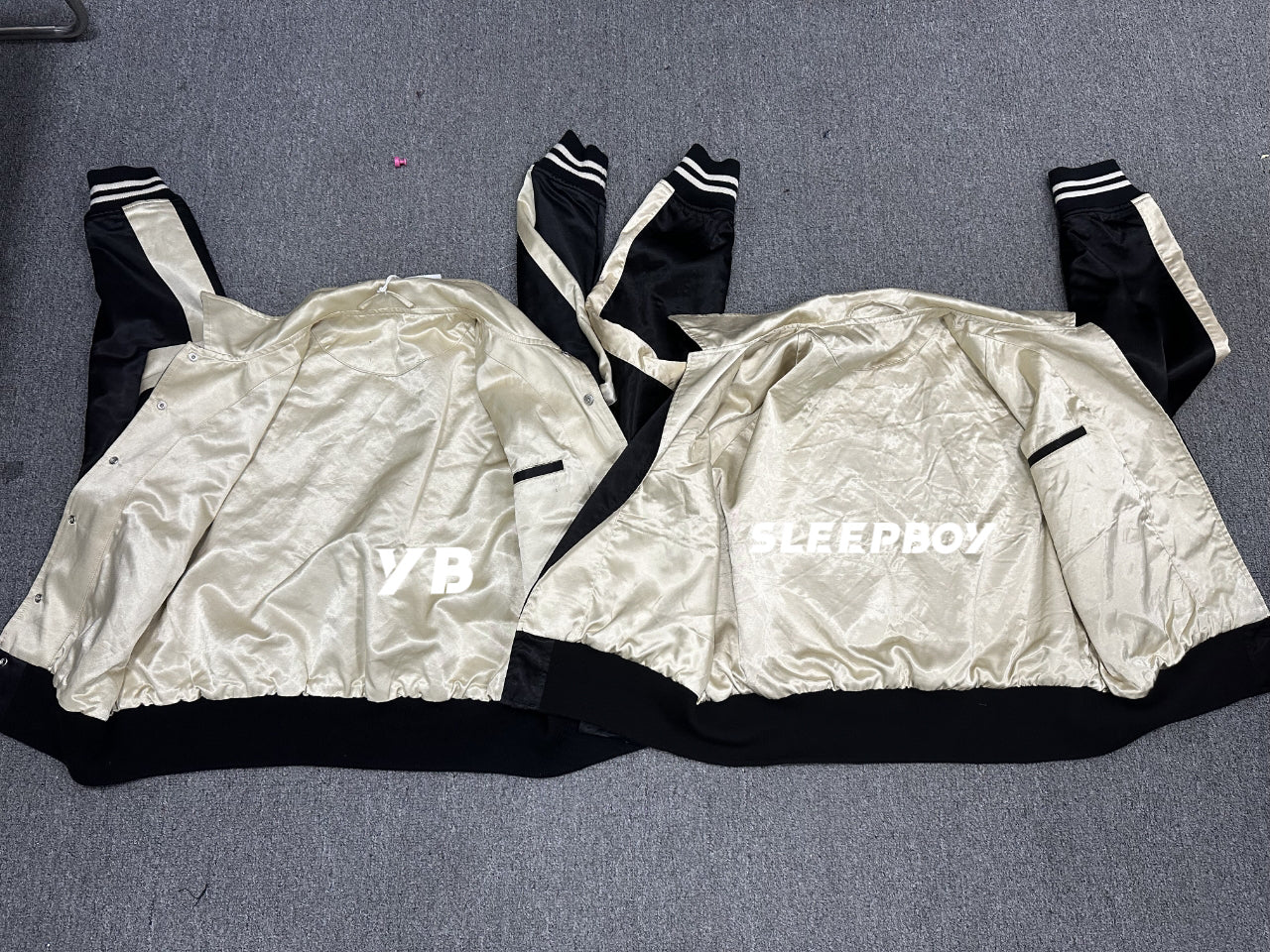ERD AW24 ’Opium Den’ Varsity Jacket - Silk Court Embroidery Baseball Coat