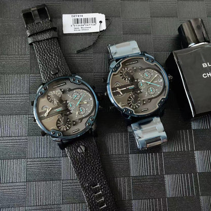 Diesel DZ7395 Chameleon Large Dial Quartz Chronograph Watch Polarized Men Watch - Order with colors