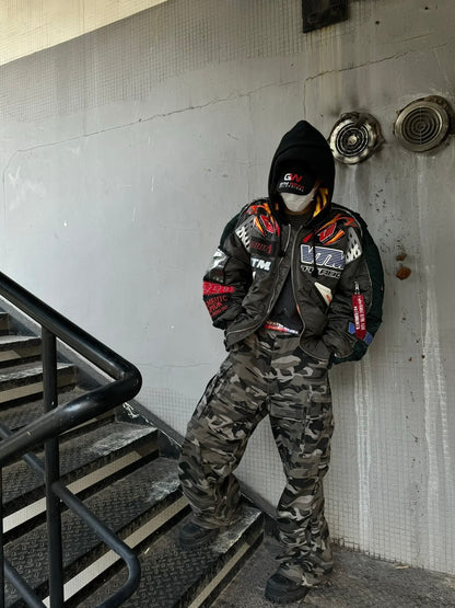 Revised Vetements x Alpha AW18 Racing Bomber Jacket - 3D Silicone 