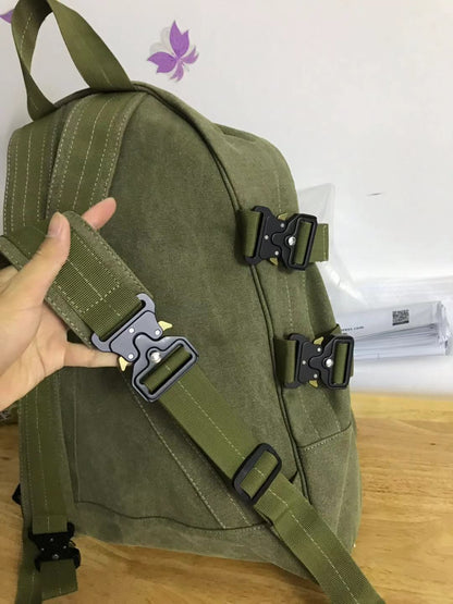 Yuta Hosokawa READYMADE x FOG Vers. Backpack Dual-Shoulder Bag Titanium Buckles - Green