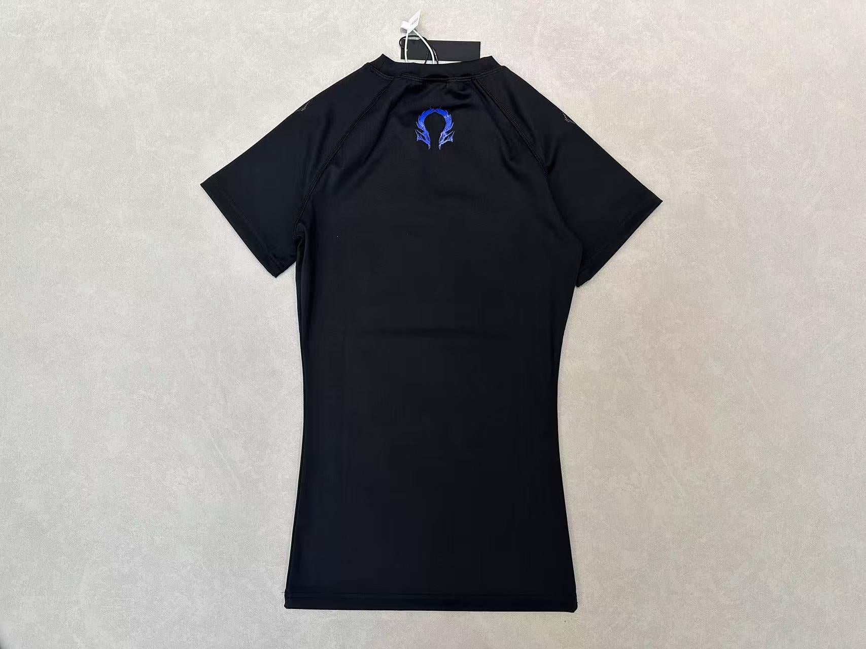 Breathedivinity Gothic Fitness Tee - Moisture-Wicking Stretch Short Sleeve