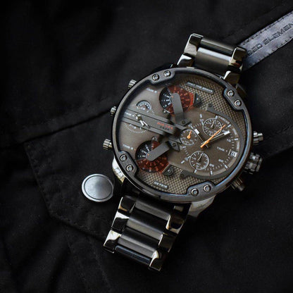 Diesel DZ7395 Chameleon Large Dial Quartz Chronograph Watch Polarized Men Watch - Order with colors