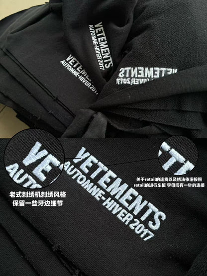 VETEMENTS Heavyweight 17FW TFD Pentagram Bomber Jacket - Oversized Homme Fit