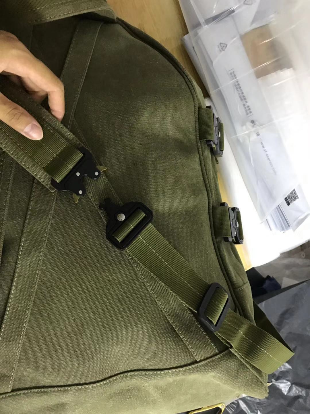 Yuta Hosokawa READYMADE x FOG Vers. Backpack Dual-Shoulder Bag Titanium Buckles - Green