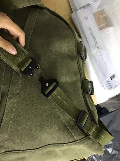 Yuta Hosokawa READYMADE x FOG Vers. Backpack Dual-Shoulder Bag Titanium Buckles - Green