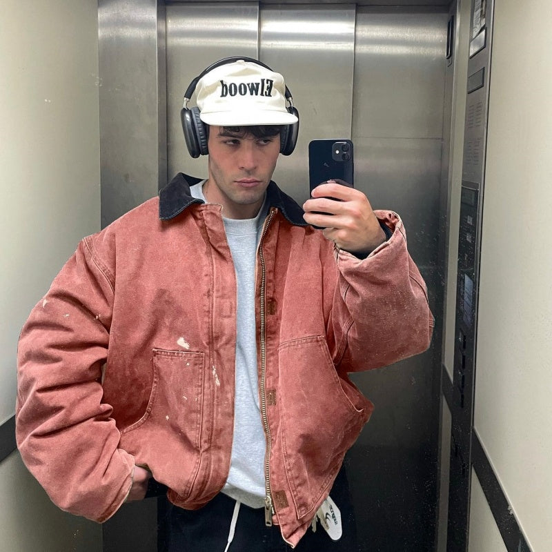 J22/J02 Carhartt Washed Detroit Jacket Vintage Cotton Coats