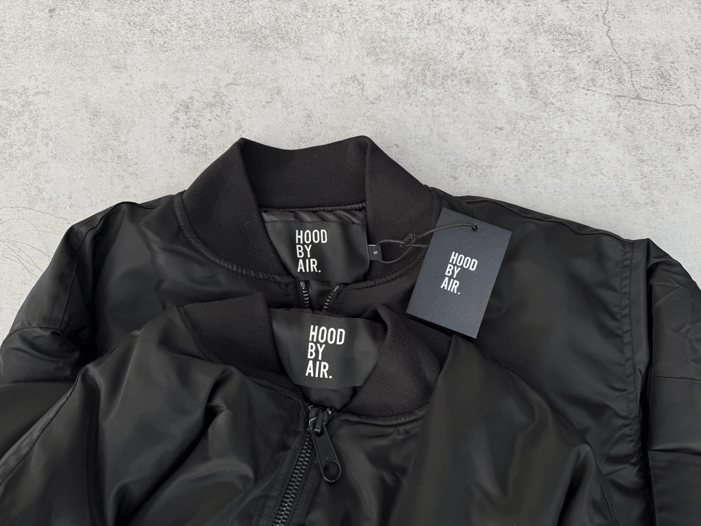 Hood By Air Fringe Bomber – HBA Embroidered Slogan Jacket
