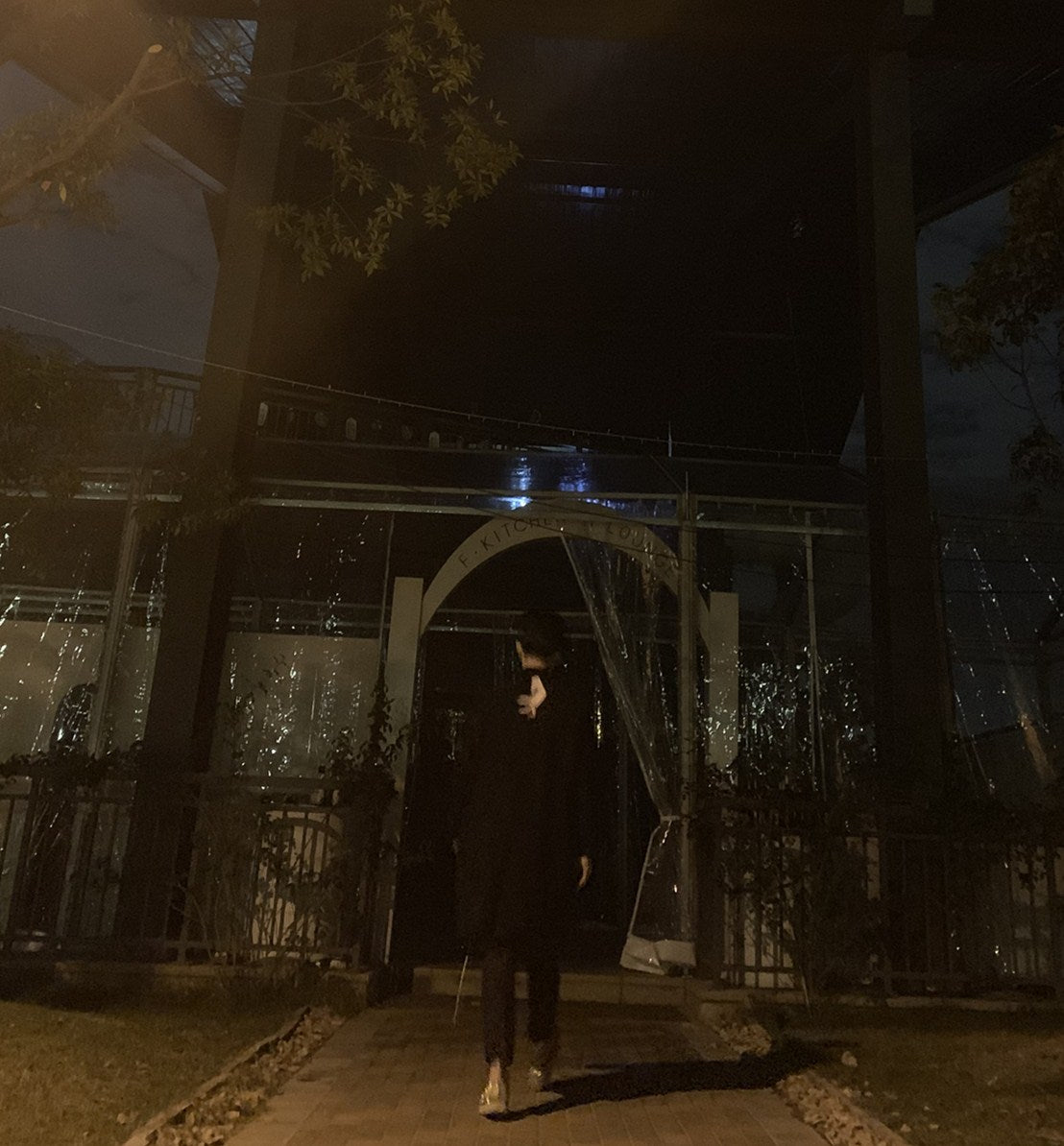 UNDERCOVER Takahashi UC15FW Ghost Hand Print -Dark Wool Coat Outerwear