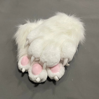 Furry Beast Claw Colored Beast Costume Claw Gloves Gloves Plush Fursuit Cosplay - Order with colors