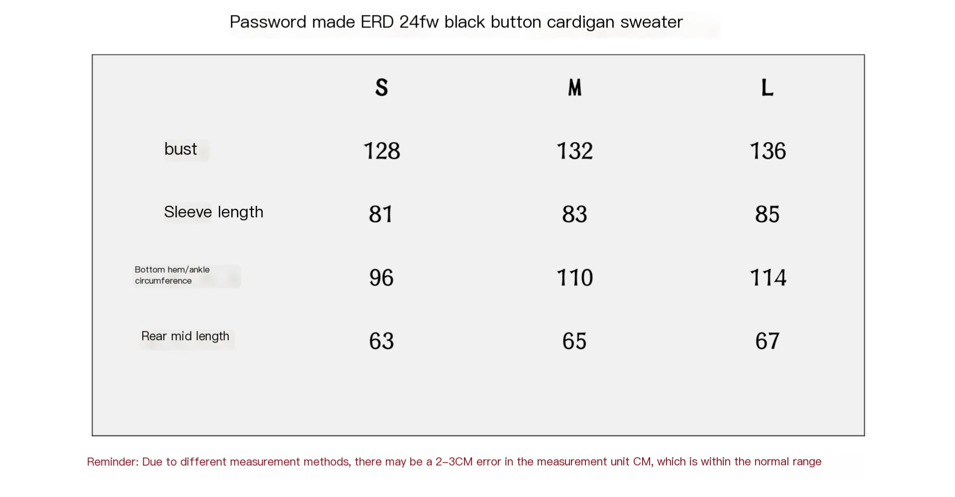 ERD AW24 ’Depressed Heir’ Destroyed Cardigan - Asymmetric Button Front Irregular Fasteners
