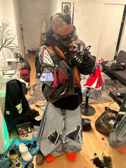 Revised Vetements x Alpha AW18 Racing Bomber Jacket - 3D Silicone 