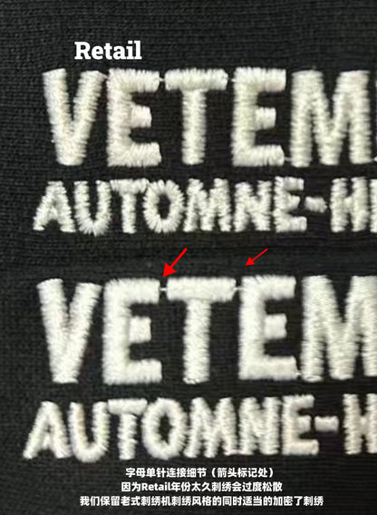 VETEMENTS Heavyweight 17FW TFD Pentagram Bomber Jacket - Oversized Homme Fit