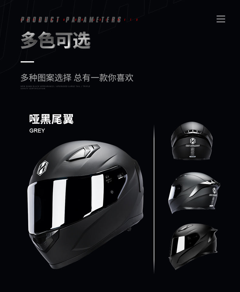 HNJ Motorcycle Helmet Unisex/ All-Season Riding/ Bluetooth-Avaliable/3C DOT ECE