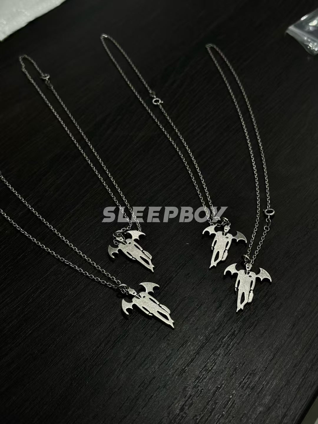 UNDERCOVER AW02 ’Vampire’ Pendant Necklace - 925 Silver Demon Talisman