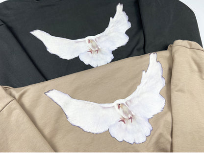 Kanye X Peace Dove X GAP Triple Collaboration Heavyweight Loose Hoodie Sweatshirt