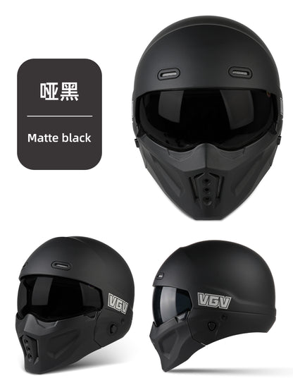 Shadow Scorpion -Motorcycle Full Face Helmet Harley Cruiser Bike Class A 3C DOT - Matt Black / Message for style after