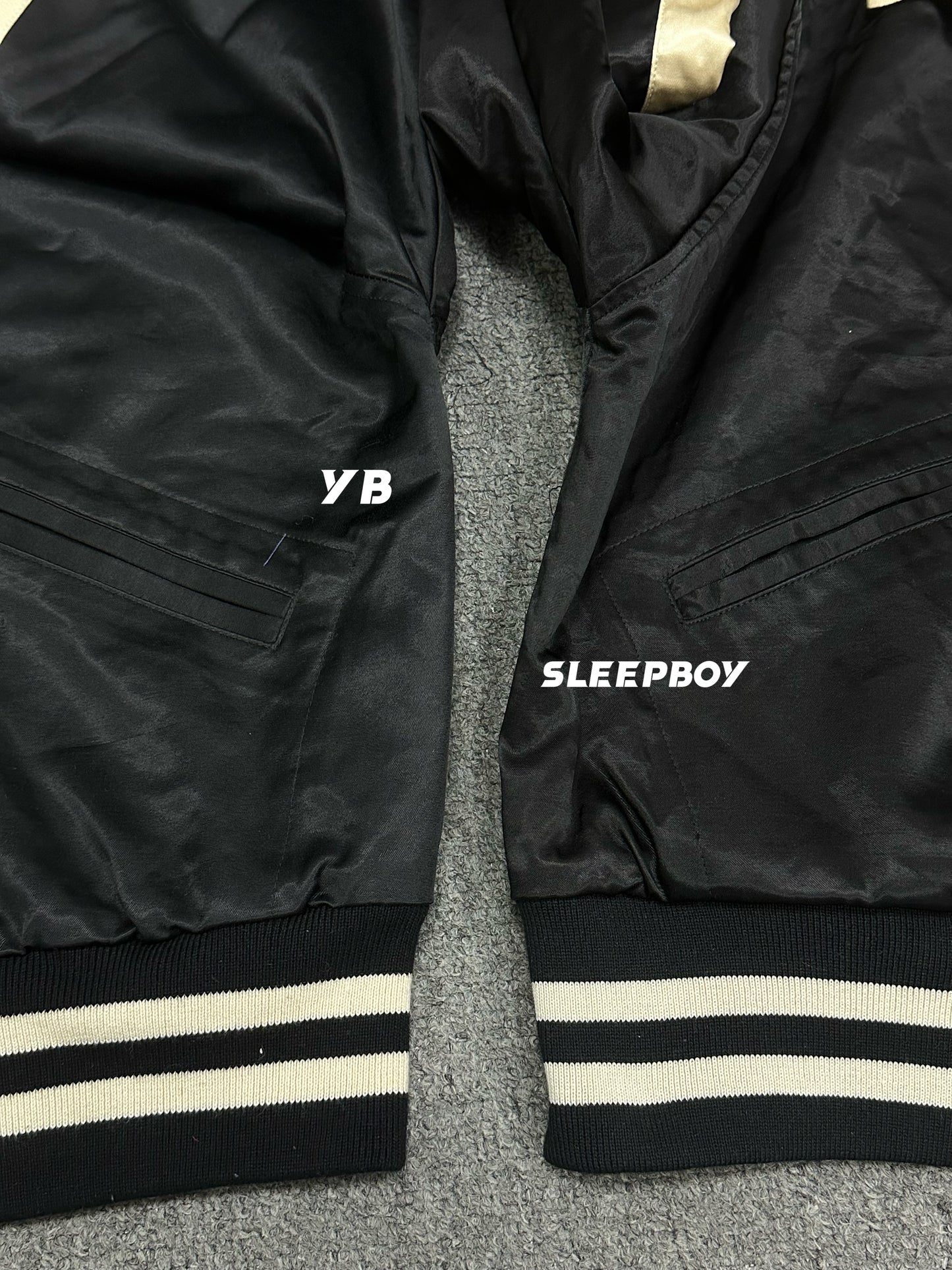 ERD AW24 ’Opium Den’ Varsity Jacket - Silk Court Embroidery Baseball Coat